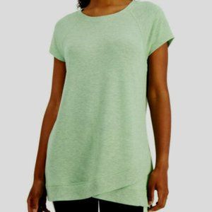 🔥Ideology Womens Short-Sleeve Shirt Green Small